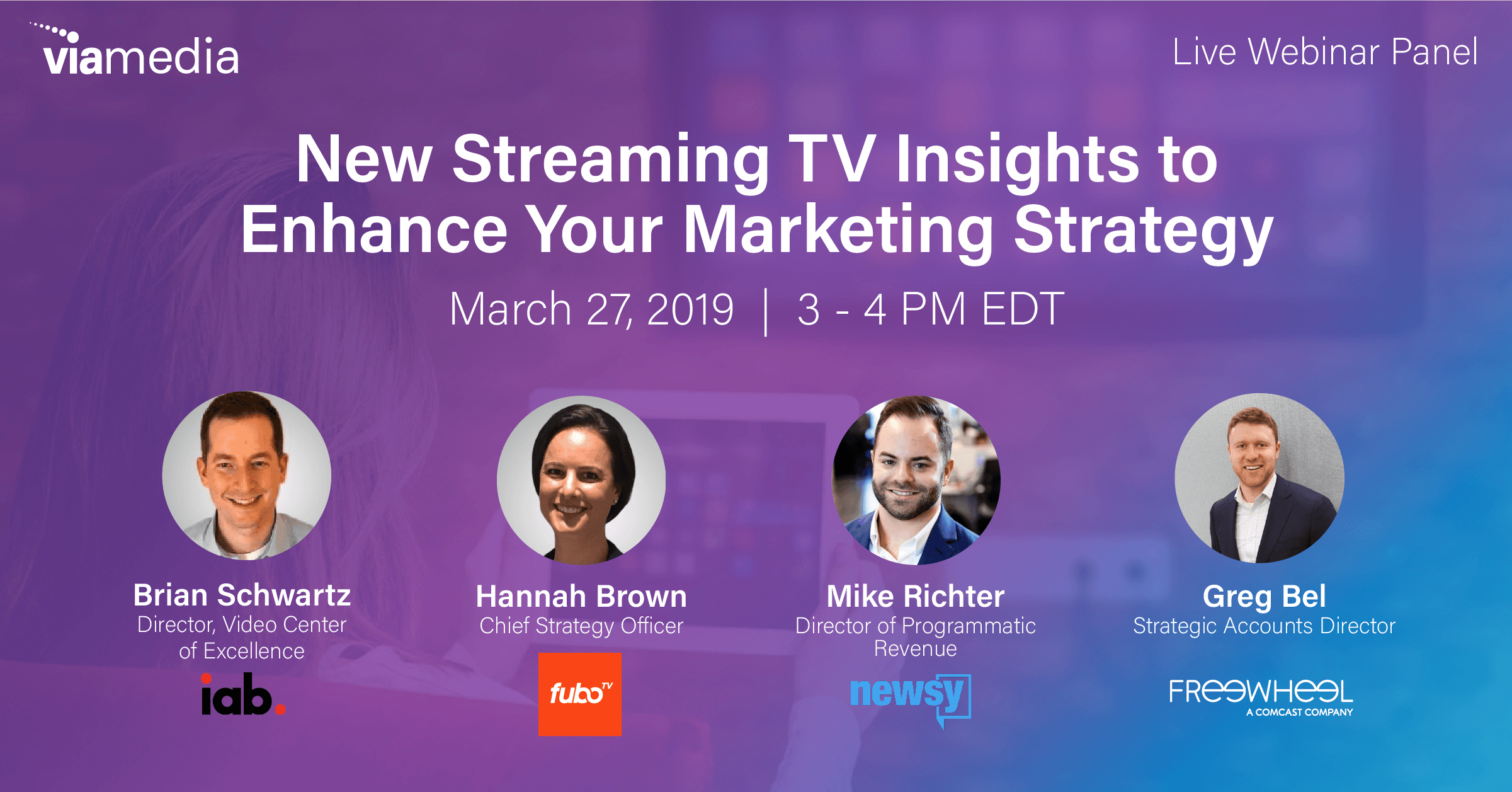 Viamedia Announces Free Webinar Featuring Experts on 2019 OTT Insights