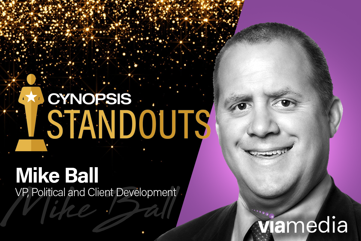 Congratulations to Viamedia’s very own Mike Ball on being named a Cynopsis Standout for Q1!