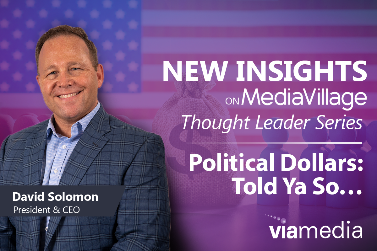 Political Dollars: Told Ya So….