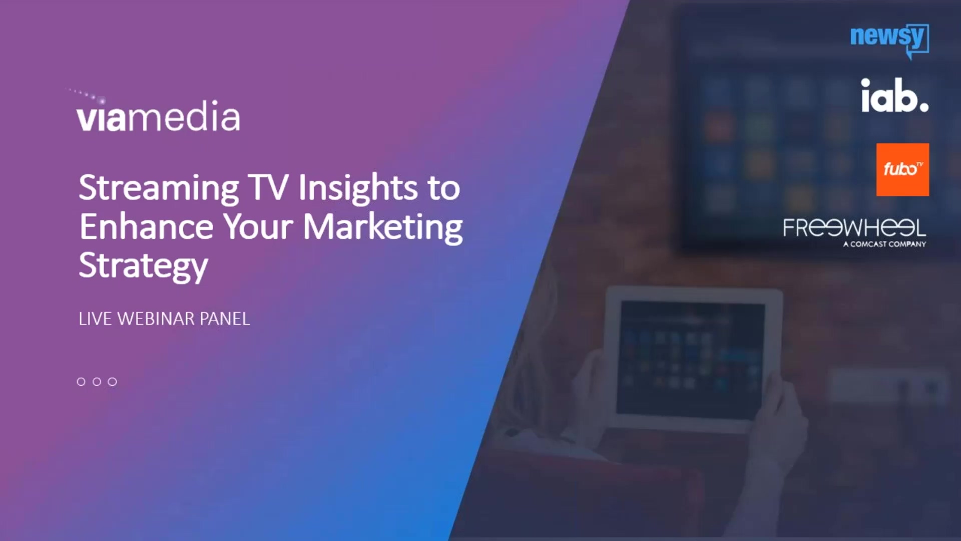 Viamedia’s Webinar Reveals Top Trends in Streaming TV (OTT) Today