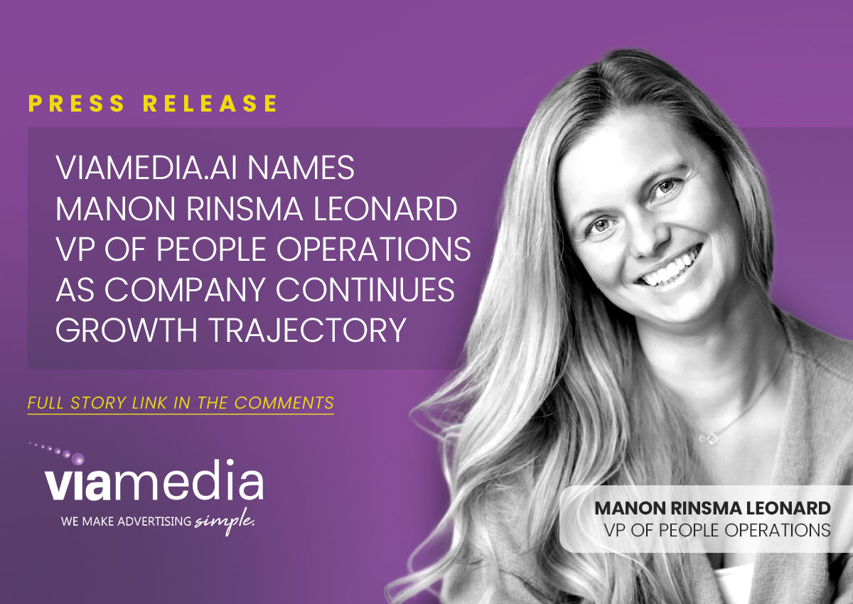 Viamedia.ai names Manon Rinsma Leonard VP of People Operations As Company Continues Growth Trajectory